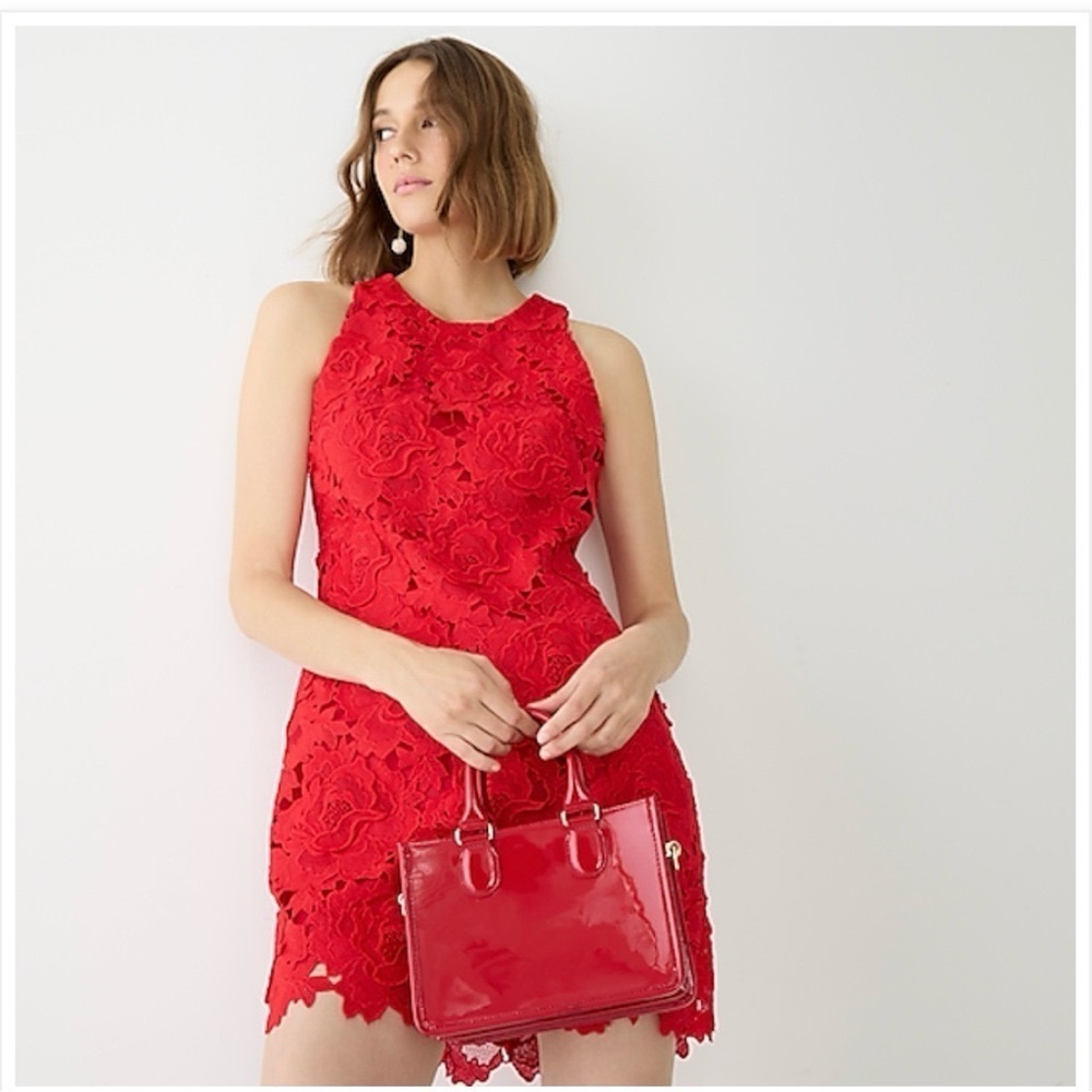 J.Crew Luxe lace dress